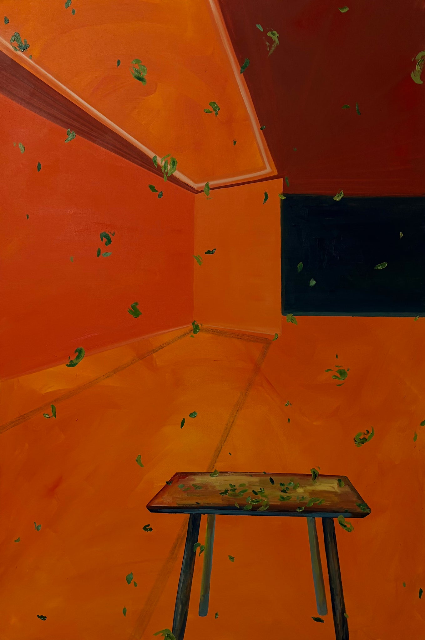 A gallery in the orange