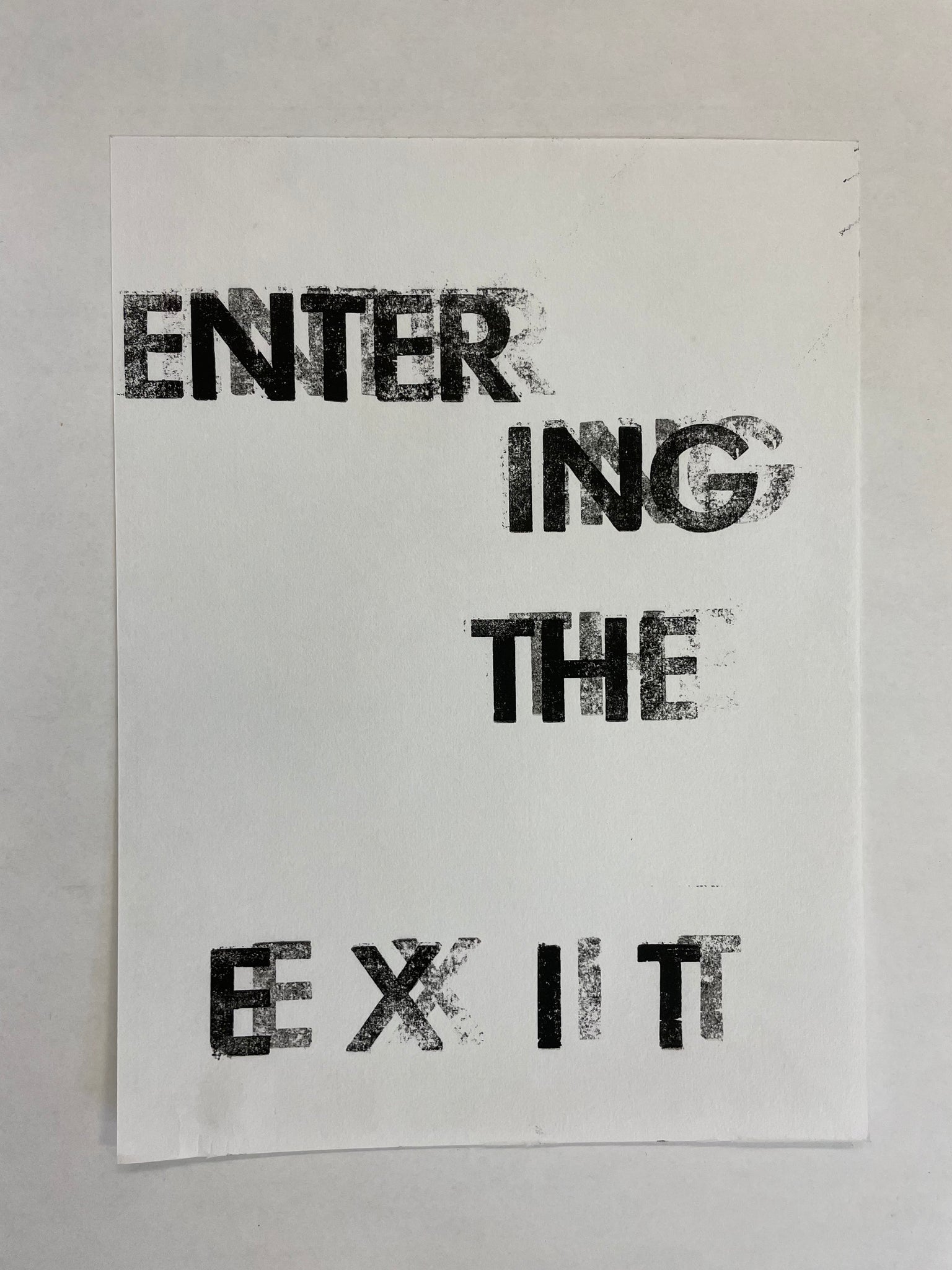 Entering the exit no10