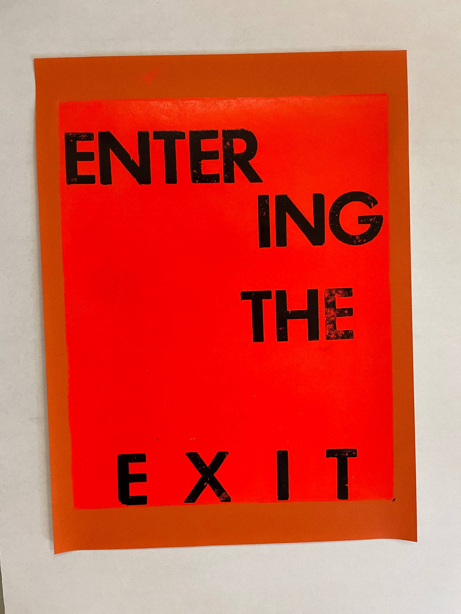 Entering the exit no4