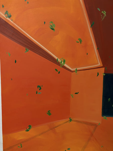 A gallery in the orange