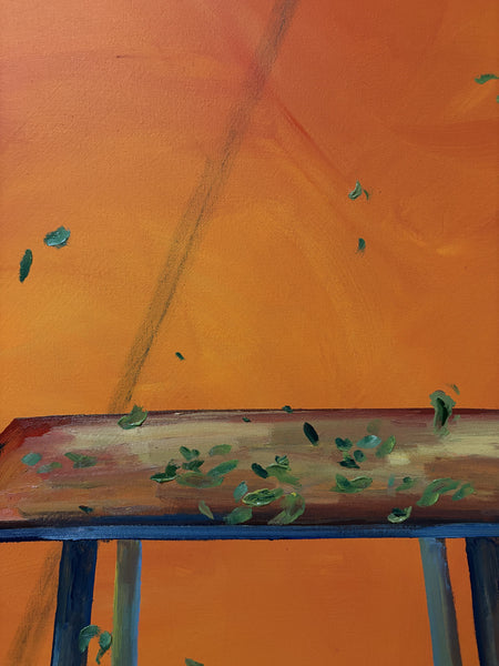 A gallery in the orange